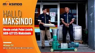 Mesin cetak Pelet Listrik AGR-LET125 Maksindo