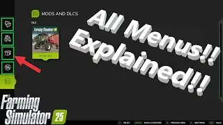 FS25! | All Menus Explained! | Beginners Guide Part 4! | #fs25 | #cjfarms