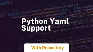 python yaml support