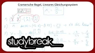 Cramersche Regel, Lineares Gleichungssystem | Kosten- und Leistungsrechnung