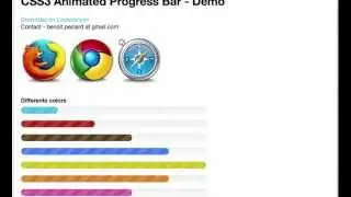 CSS3 Animated Progress Bar