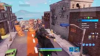 Fortnite Downtown Drop Challenge HIT ANY OF THE TRICKJUMPS