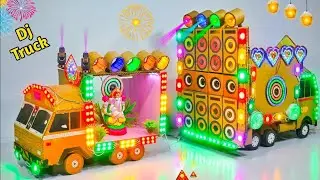 DIY mini DJ wedding road lights shaadi wala  DJ Tarak DJ loading setup Ganpati Bappa Moriya