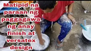DIY VERSATEX USING PATCHING COMPOUND AND FLAT LATEX