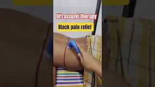 Ultrasound therapy use for Backpain 🔥🔥