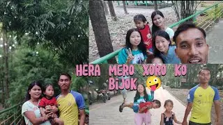 hariyali ghumgham xoro khusi🥰|| hensu's mother's birthday 🤪 #surazjyotika