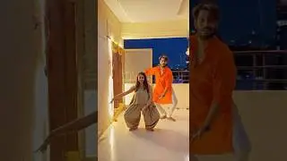 Dancing with Bava 🥰 #classicaldance #indraneil #meghnaraami  #neelimeghaalaloo #ammaiabbai #dance