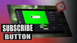 How to Create Custom Subscribe Button Using Kinemaster
