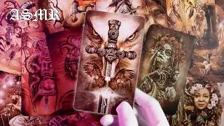ASMR | Exploring The Mystic Palette Tarot | Flip Through & Whispered Talk