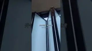 Minimalist folding door#aluminium #factory #JLdoors #glass #China #foldingdoor #Foshan