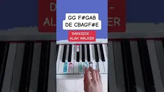 Darkside - Alan Walker ft. Au/Ra & Tomine Harket (Piano Tutorial) #darkside #alanwalkerdarkside