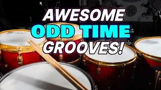 5 (kind of) Easy Odd Time Grooves For Drummers! | DRUM LESSON
