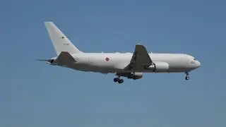 JASDF Boeing KC767 Tanker 97-3603 Landing at Avalon Airport