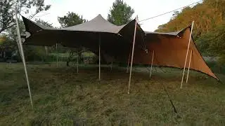 Tente Stretch M157 (Un c&ocirc;t&eacute; semi-ferm&eacute;)