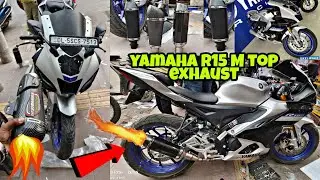 Yamaha R15 M new modification | R15M modified accessories | R15m exhaust akrapovic