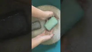 #дегтярноемыло #размокшеемыло #antistress #asmr #asmrsea #asmrslime #asmrsoap #asmrsound