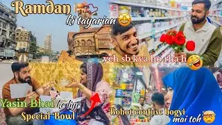 RAMADAN KI TYYARI!!RAMADAN MUBARAK !SHADI KE BAAD PEHLA RAMADAN!!#ramadan #vlog #youtube 