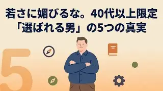 若さに媚びるな。40歳以上限定！「選ばれる大人の男」の５つの真実
