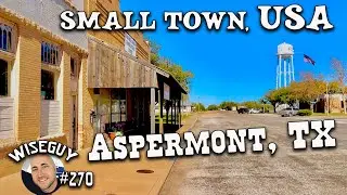 Аспермонт, Техас ||| население 789 ||| маленький городок, США