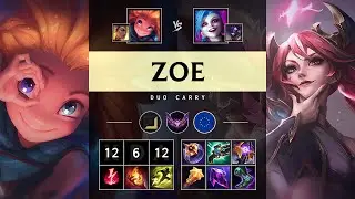 Zoe Carry vs Jinx: Dominating - EUW Master Patch 25.S1.2