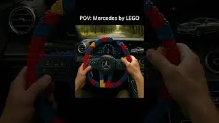 Mercedes with LEGO Steering Wheel &ndash; FAIL 😂
