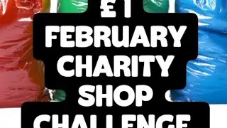 &pound;1 FEBRUARY CHARITY SHOP CHALLENGE INTRODUCTION ! 