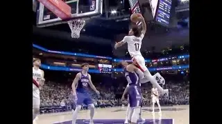 Shaedon Sharpe ABSURD POSTER DUNK Over Russell Westbrook