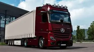 Euro Truck Simulator 2 Folge 2: Tour von Hamburg (D) - Magdeburg (D) mit einem Mercedes Benz Actros