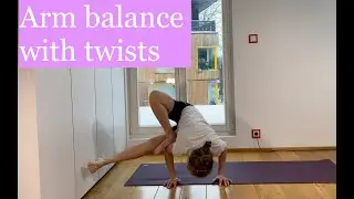 Intermediate Yoga Flow with arm balancing & twisting (in Russian)