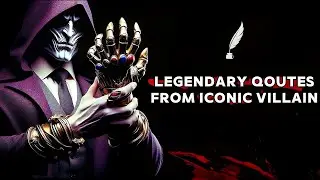 Master the Art of darkness | Quotes from most notorious villains