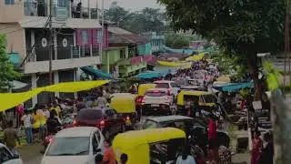 Beauty of Medziphema town (Friday weekly bazaar)
