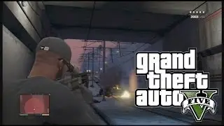 GTA V - Tunnel Police Shootout (five stars)