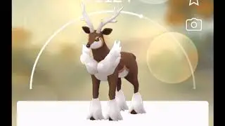 Pokemon GO Sawsbuck Winter Pokedex 360 Degree View