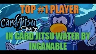 New Club Penguin Top #1 Player In Card Jitsu Water