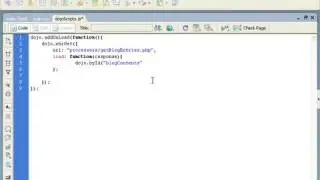 Javascript Libraries Tutorial 7 Using dojo xhrGet & dojo byId
