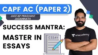 Success Mantra: Master in Essays | CAPF AC Paper 2 | Jagtap Prashant Jagannath