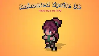 Animated Sprite 3D Guide Godot 4 3+(2DHD/2.5D style)