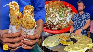 Biggest Dinosaur Chicken Egg Rolls In Bhubaneswar l Bhubaneswar Street Food