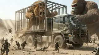 किंग कांग ने शेर को कराया आजाद//King Kong ki new story