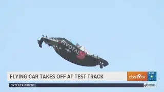 Flying car takes off at test track