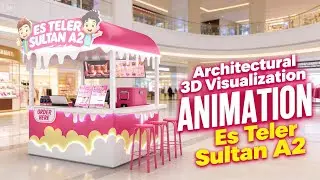 Architectural Visualization: Es Teler Sultan A2 Booth Concept 2