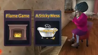 Scary Teacher 3D - Flame Game & A Sticky Mess