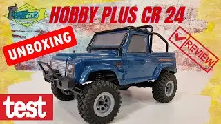 🎇CRAWLER TRUCK HOBBY PLUS CR 24 1/24 🎇 UNBOXING REVIEW & TEST RUN español