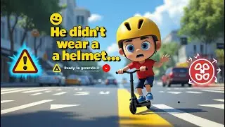 He Laughed at Helmets, Now He&rsquo;s Crying #helmet #safety #helmetsafety #StaySafeBeSmart #KidsSafety