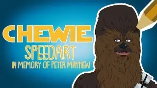 Chewbacca SPEED ART (Rest In Peace Peter Mayhew)