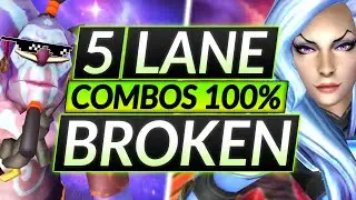 5 MOST BROKEN LANE COMBOS - Best HERO COMBOS and Picking Tips - Dota 2 Guide