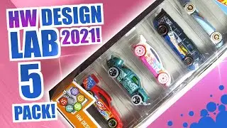 Hot Wheels HW Design Lab 5-Pack (2021)