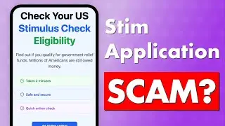 Stim Application Review - Free Stimulus Check Scam?