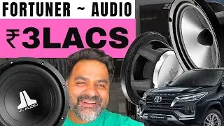 FORTUNER में 3LACS का AUDIO | Chandigarh | SBA STEREOZ | SBA Premium Motor Garage | Panchkula 