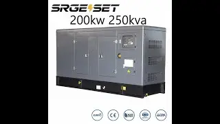 200kw 250kva Electric Power Waterproof Soundproof Silent Type Diesel Generator Set